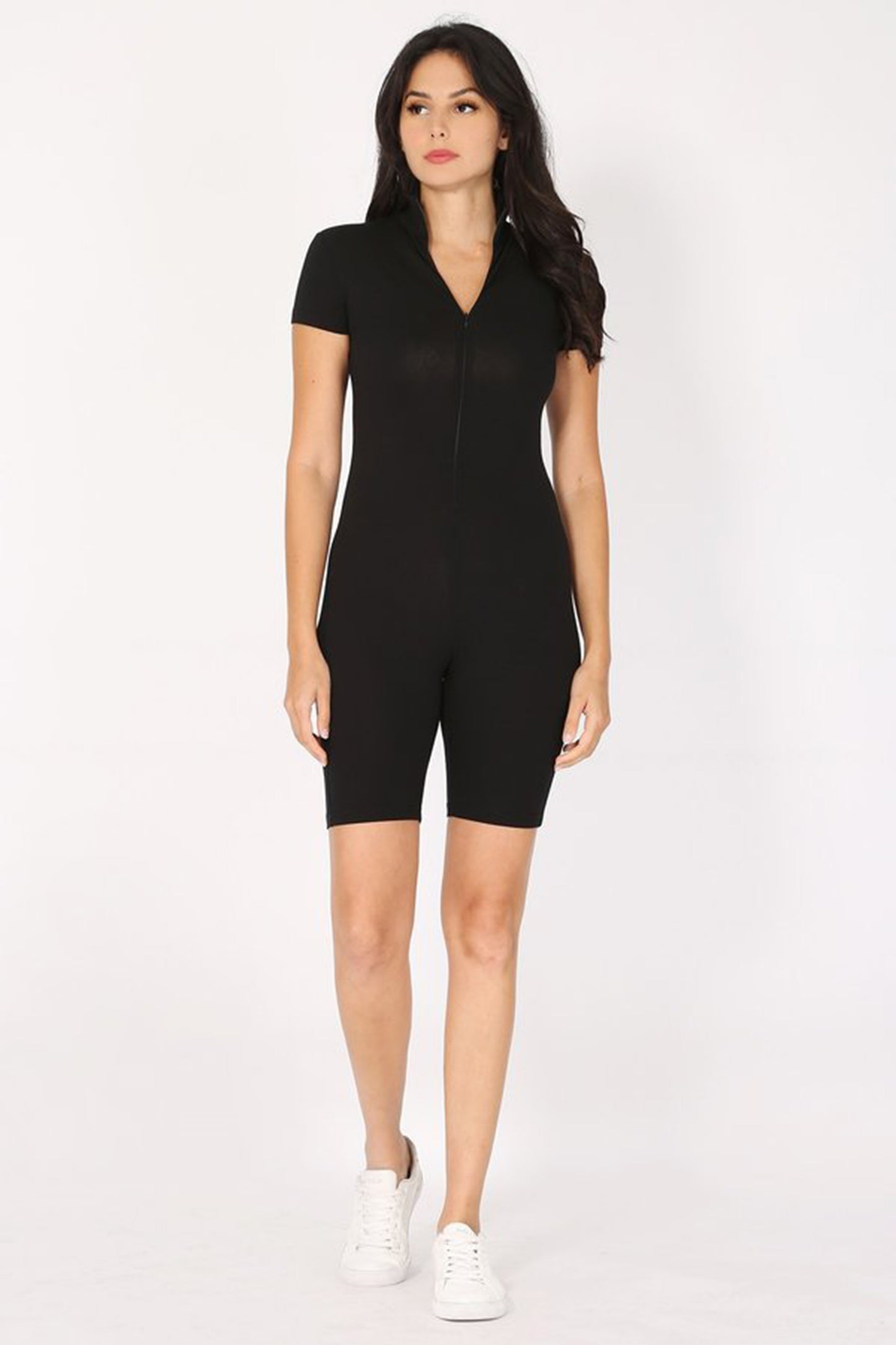 Personalizable Bodysuit With Zipper, Add Your Own Text or Image, Customizable Short Sleeve Romper, Bandeau Bodysuit
