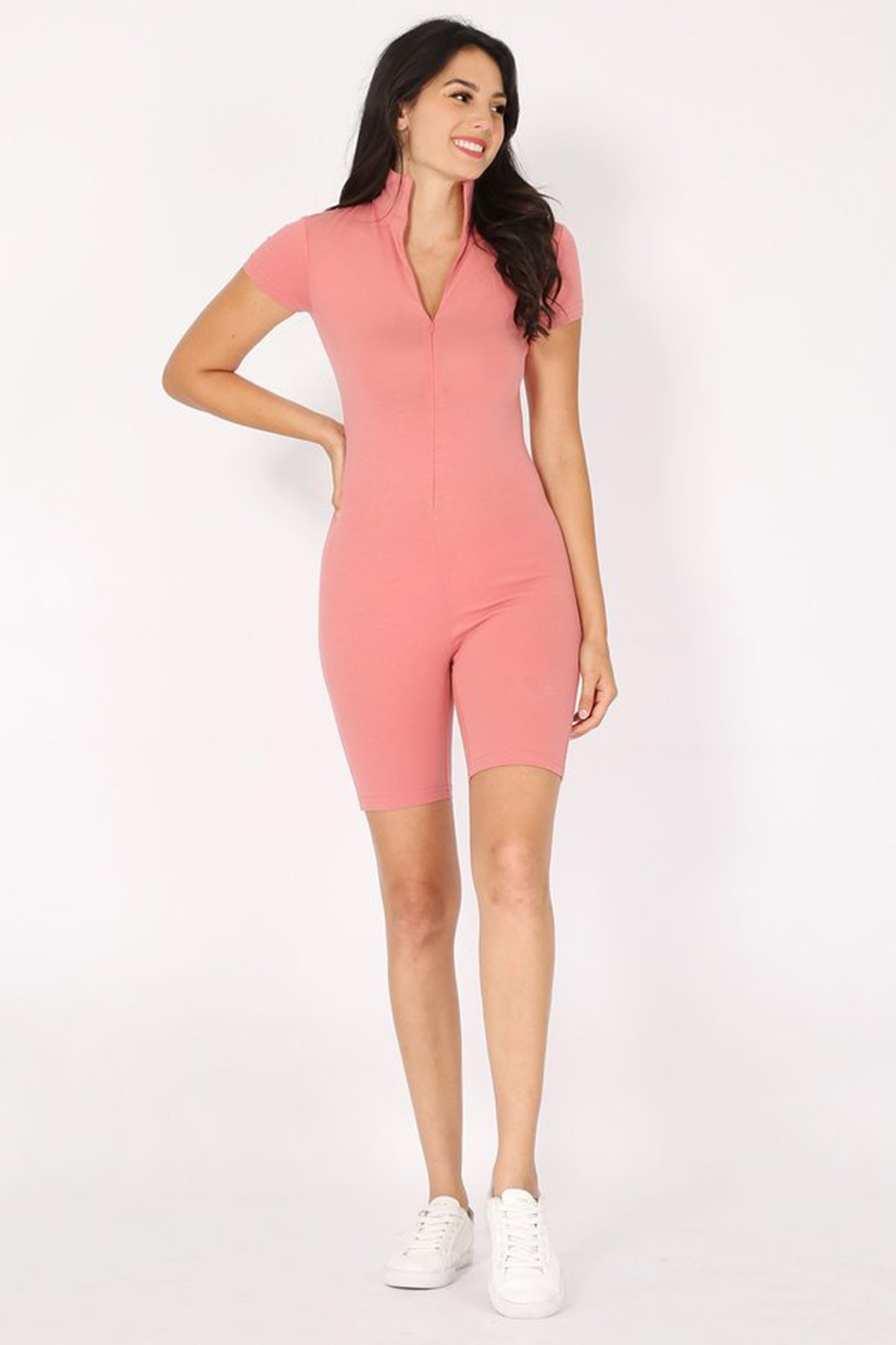 Personalizable Bodysuit With Zipper, Add Your Own Text or Image, Customizable Short Sleeve Romper, Bandeau Bodysuit