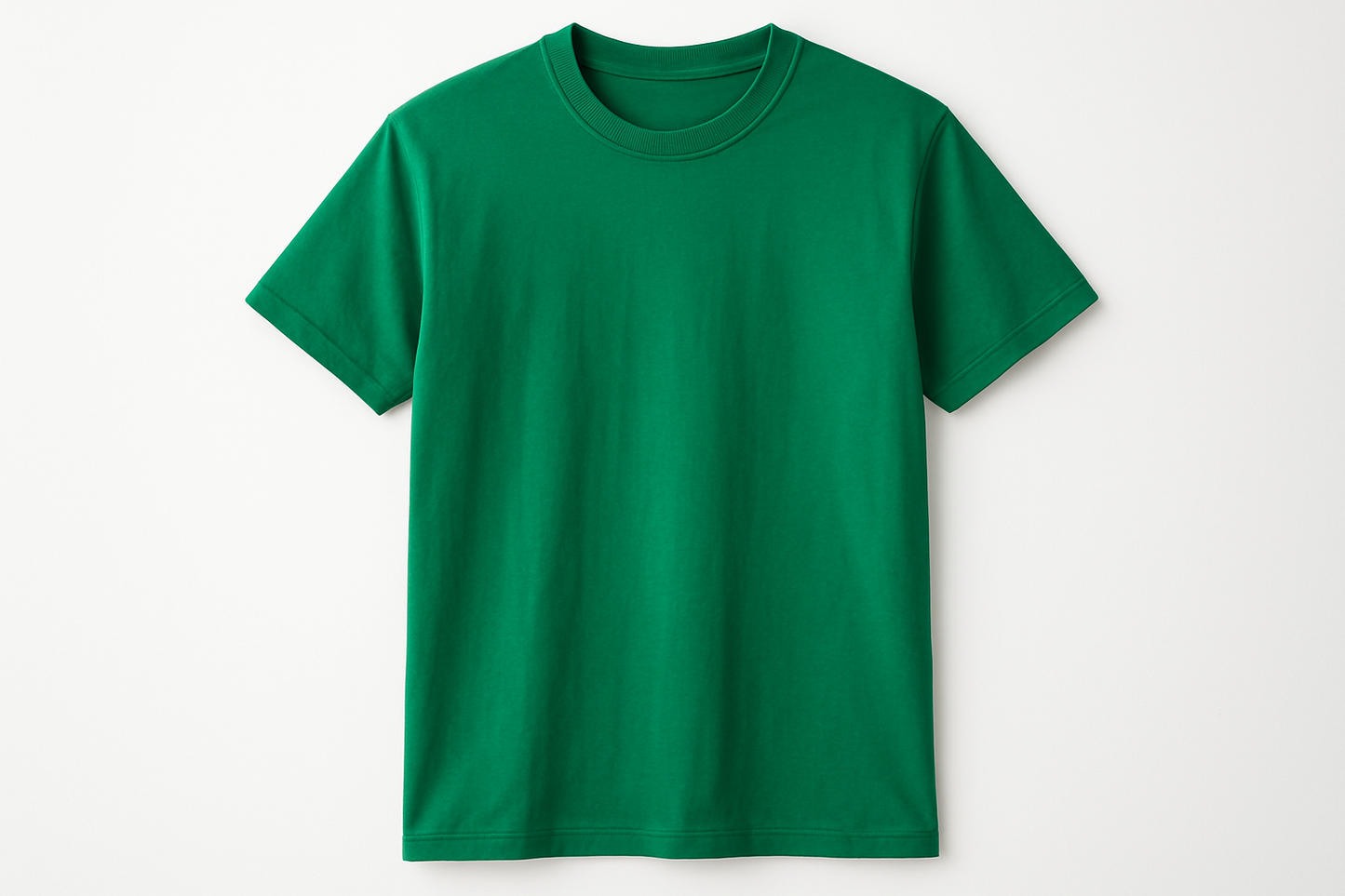 green t-shirt