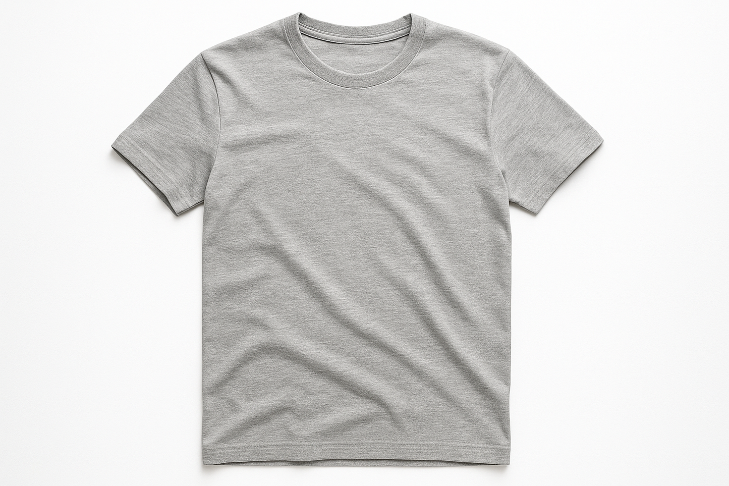 heather gray T-shirt