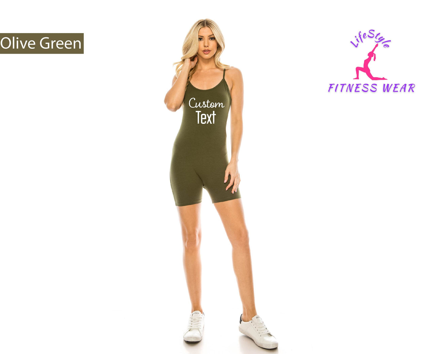 Custom Women's Romper - Customized Bodysuit Bandeau Sexy Hot Fit Wife Gift Party Customized Custom Print Personalized