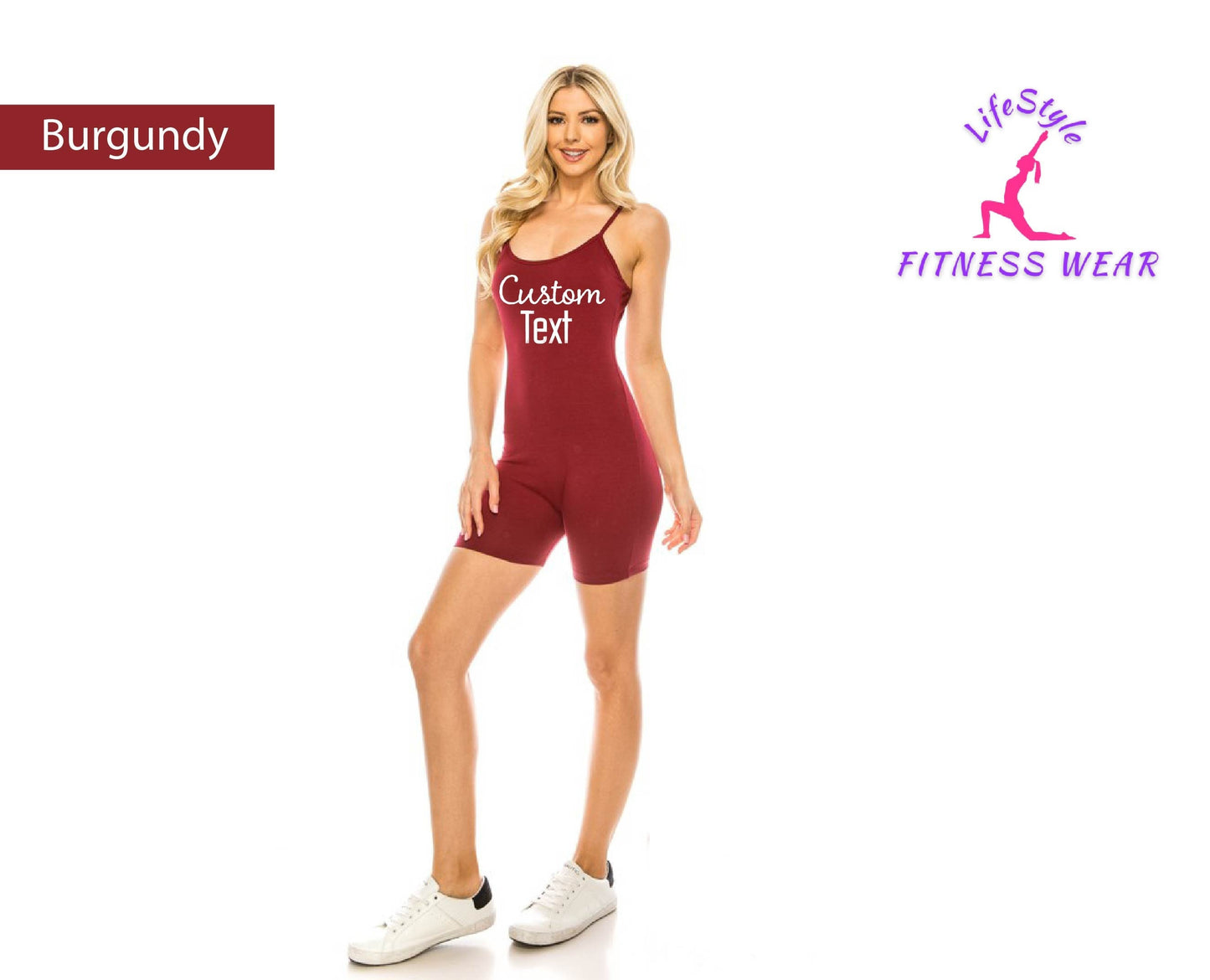 Custom Women's Romper - Customized Bodysuit Bandeau Sexy Hot Fit Wife Gift Party Customized Custom Print Personalized