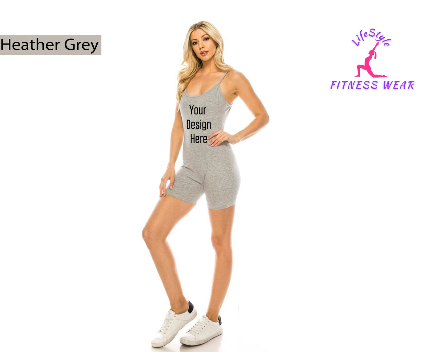 Custom Women's Romper - Customized Bodysuit Bandeau Sexy Hot Fit Wife Gift Party Customized Custom Print Personalized