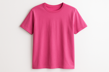 fuchsia pink t-shirt