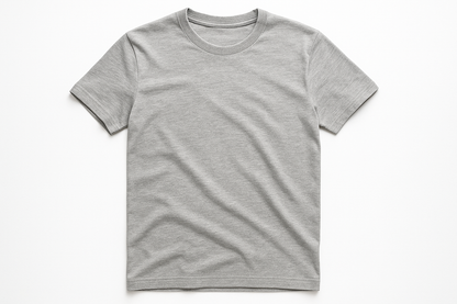 heather gray T-shirt