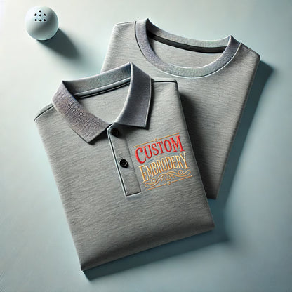 Custom Embroidered Unisex Polo Shirt