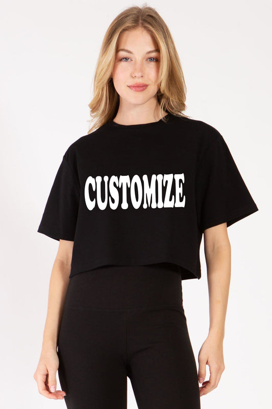 Customize Crop T-Shirt (Copy)